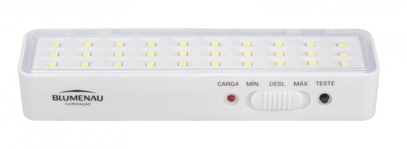 Imagem do produto LUMINARIA DE EMERGENCIA 30 LEDS 1,5W 0391000 BLUMENAU