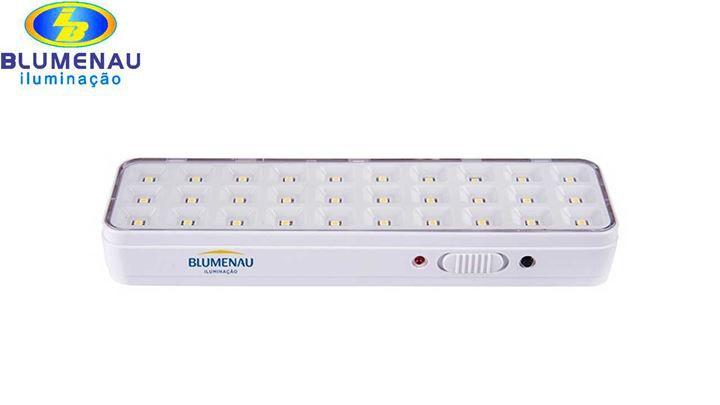 Imagem do produto LUMINARIA DE EMERGENCIA 30 LEDS 3W 0392000 BLUMENAU
