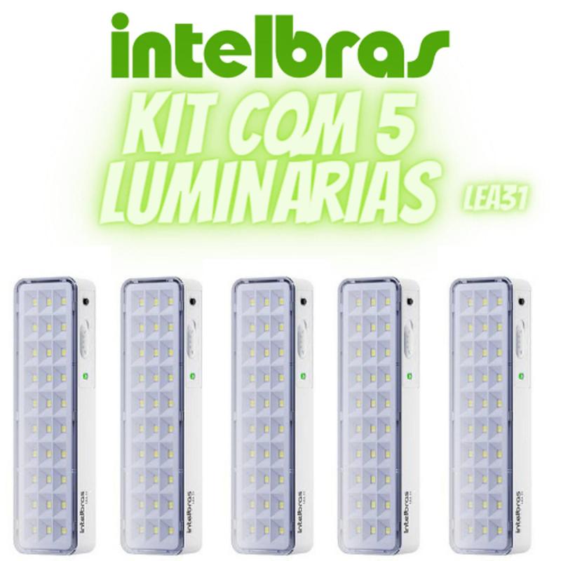 Imagem do produto LUMINARIA DE EMERGENCIA 30 LEDS LEA31 INTELBRAS