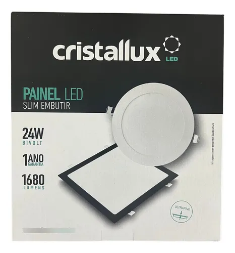 Imagem do produto LUMINARIA EMB LED 30X30 QD 24W AM 3000K