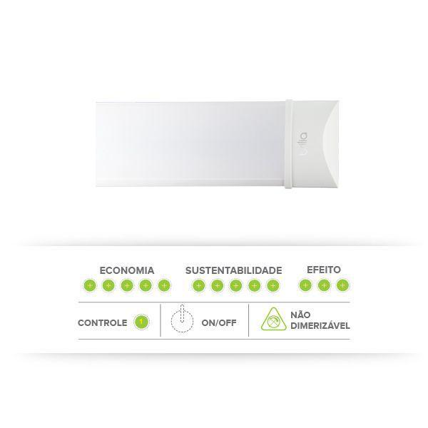Imagem do produto LUMINARIA LED 18W 3000K SLIM 60CM BRILIA