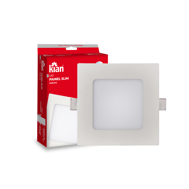 Imagem do produto LUMINARIA PLAFON LED EMB. QUAD. 6W ECP