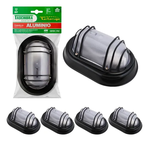 Imagem do produto LUMINARIA TARTARUGA ALUMINIO PTO TASCHIBRA