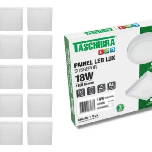 Imagem do produto PLAFON LED SOB.QUAD.18W BR.6500K NITROLU