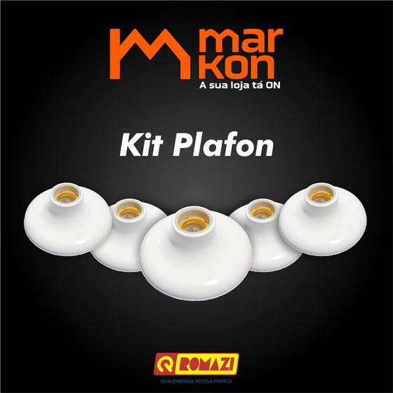 Imagem do produto PLAFON P/ LAMP ELET 100W AZUL 7034 ROMAZI