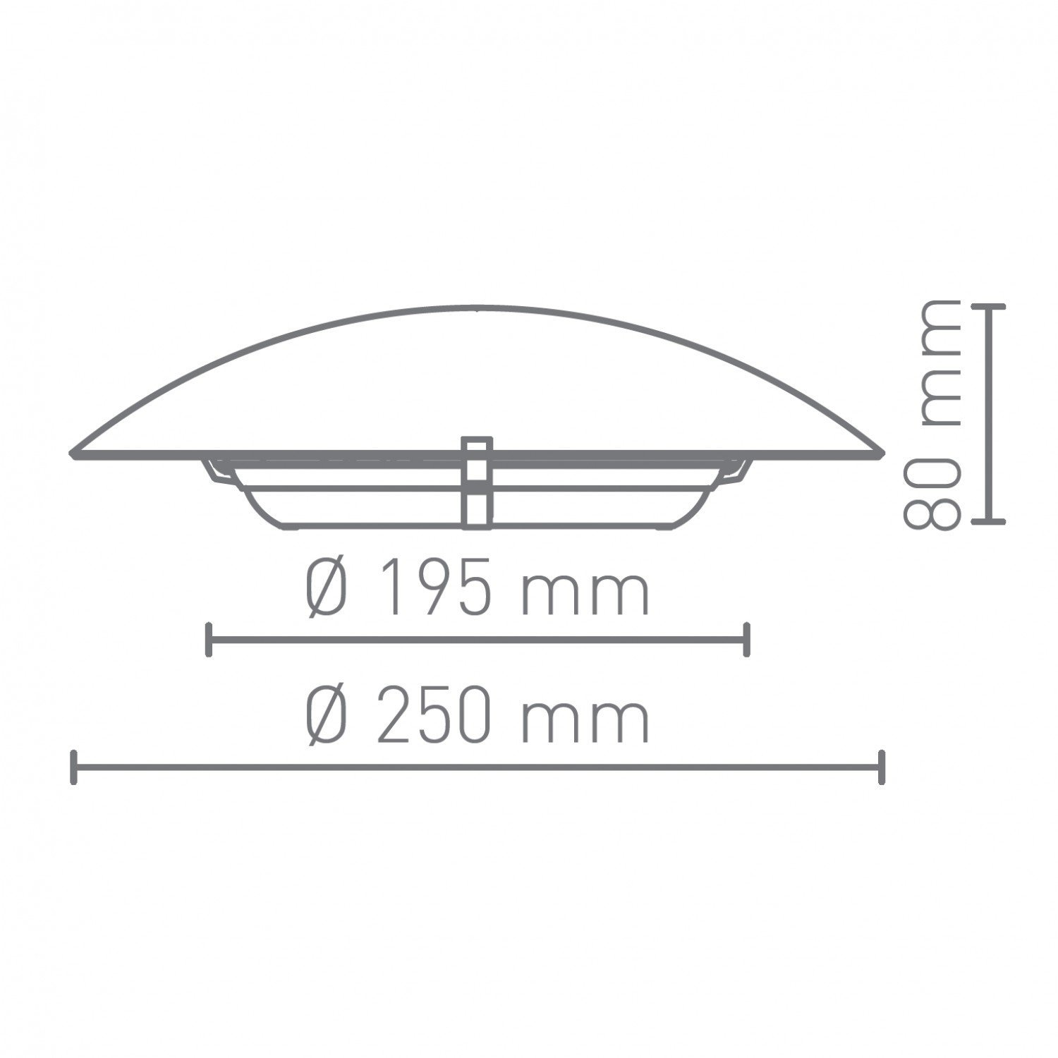 Imagem do produto PLAFON RED VIDRO 25CM BR 822510-04 BLUMENAU