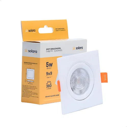 Imagem do produto SPOT EASYLED EMB QUAD 5W 3000K LUMM