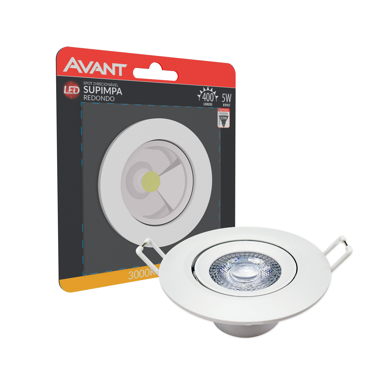 Imagem do produto SPOT LED RED 5W 3000K SUPIMPA BIVOLT AVANT