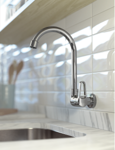 Imagem do produto TORNEIRA COZINHA 1/2" COM CHUVEIRINHO - HERC