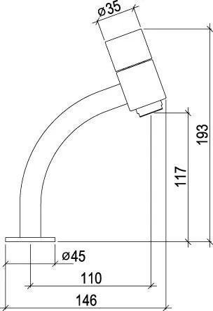 Imagem do produto TORNEIRA LAVATORIO MESA SWAN REF 1194 C44 LORENZETTI