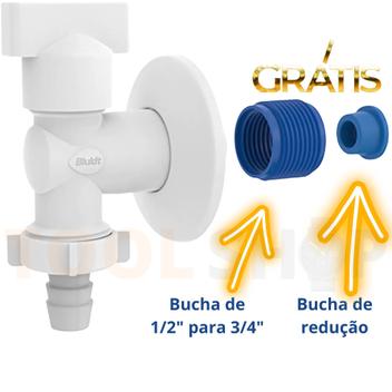 Imagem do produto TORNEIRA MAQ LAVAR BR 1/4 VT BLUKIT