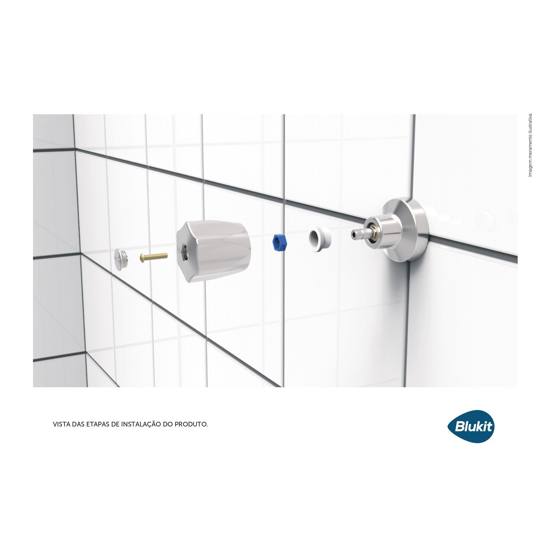 Imagem do produto ACABAMENTO C37 ABS CROMADO PADRAO DECA/DOCOL BLUKIT