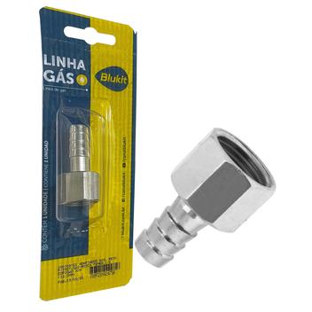 Imagem do produto ADAPT RETO P/ GAS 1/2 BSP(F) X TM 3/8 180104-21 BLUKIT
