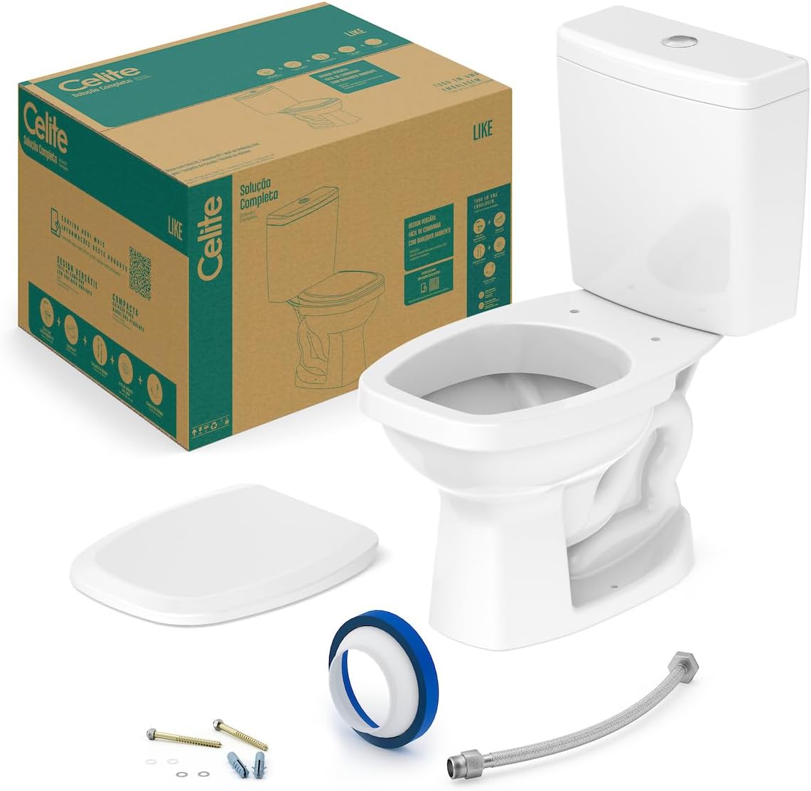 Imagem do produto BACIA P/ CX 6LT BRANCO ELIZABETH