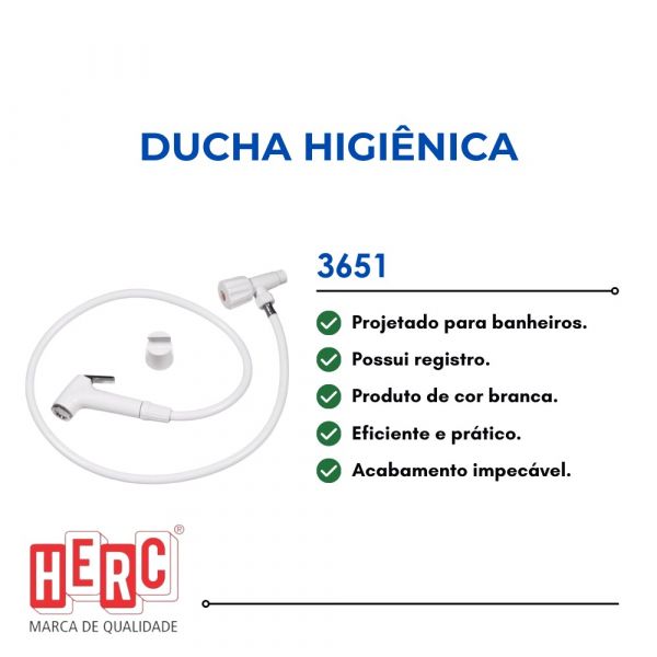 Imagem do produto DUCHA HIGIENICA C/ REG BR 3651 HERC