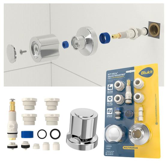 Imagem do produto KIT FACIL P/ REG 9 EM 1 EM PPS C/ACAB.C-40 BLISTER BLUKIT