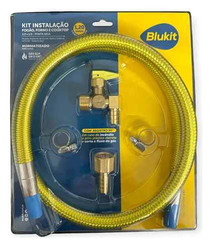Imagem do produto KIT P/ INSTAL COOKTOP/FOGAO/FORNO 1/2X1/2 180309-61 BLUKIT