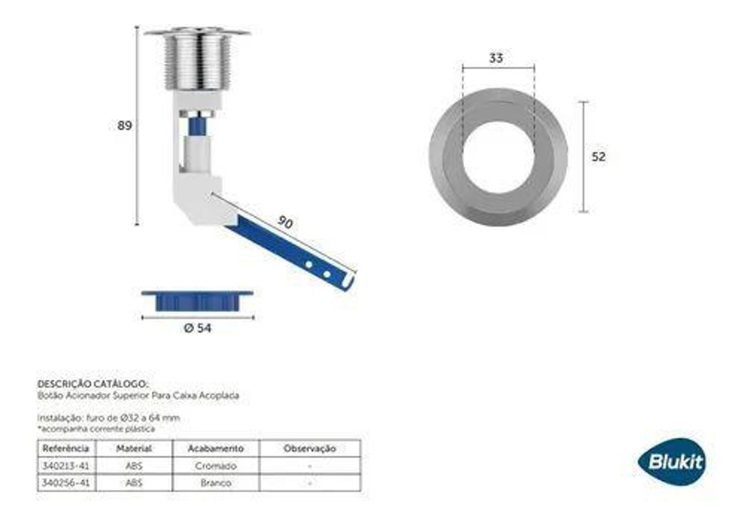 Imagem do produto MECANISMO COMP UNIVER ACION SUPERIOR 340292-41 BLUKIT