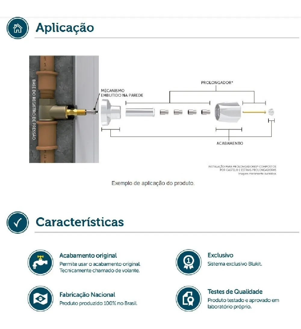Imagem do produto PROLONG.LATAO CROM.P/REG.DECA 20,0MM BLUKIT