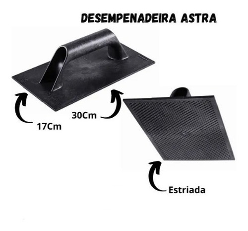 Imagem do produto DESEMPENADEIRA 17CM X 30CM DSP8 ASTRA