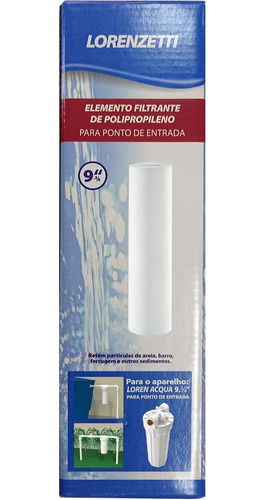 Imagem do produto FILTRO DE AGUA PONTO DE ENT 9" 3/4 LOREN ACQUA LORENZETTI