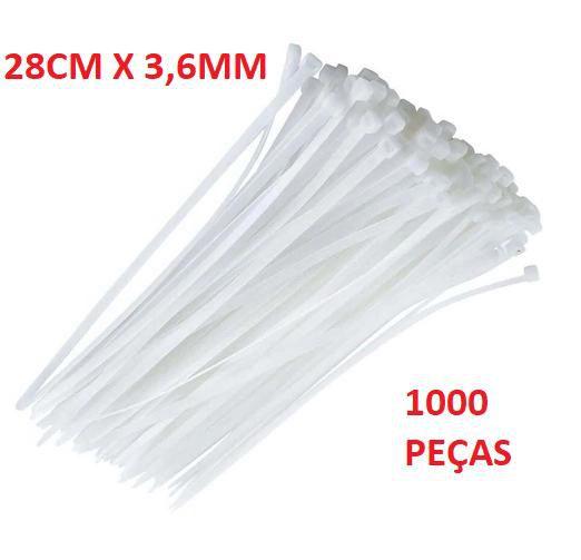 Imagem do produto ABRACADEIRA NYLON 4,8X300MM BRANCA UND FERTAK