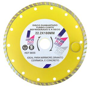 Imagem do produto DISCO DIAM TURBO 180MM REF 8655 LOTUS
