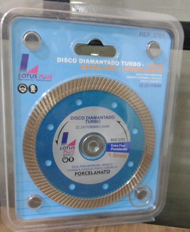 Imagem do produto DISCO DIAM TURBO 22.2X110MM 5822 LOTUS