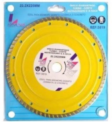 Imagem do produto DISCO DIAM TURBO 225MM REF 5819 LOTUS