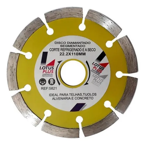 Imagem do produto DISCO DIAMANTADO SEGMENTADO 110MM 4.1/2 3730 LOTUS