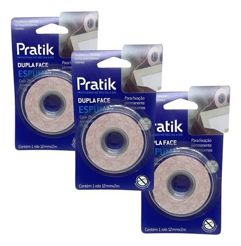 Imagem do produto FITA ADESIVA DUPLA FACE ESP. 19MMX2M PRATIK