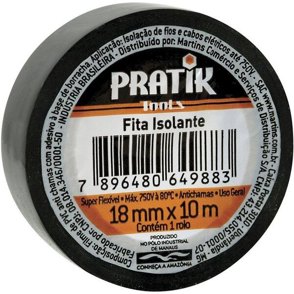 Imagem do produto FITA ISOLANTE 18X10M PRATIK
