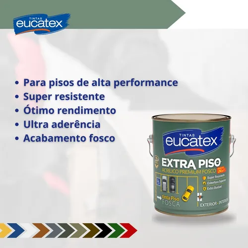 Imagem do produto EXTRA PISO 3,6L CINZA EUCATEX