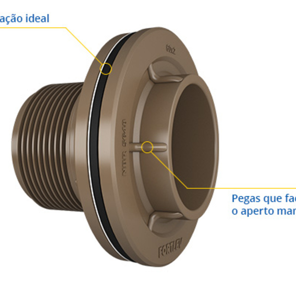 Imagem do produto ADAPTADOR SOLD. P/CX.DAGUA 40MMX1.1/4