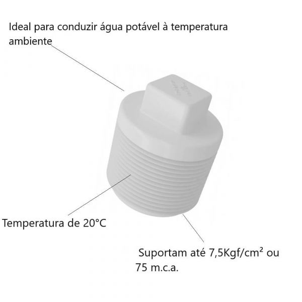 Imagem do produto BUJAO (PLUG) 1/2 FORTLEV