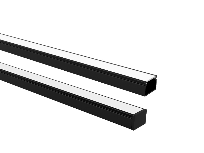 Imagem do produto PERFIL LED SOBREPOR VERTEX 20X14 PRETO TASCHIBRA