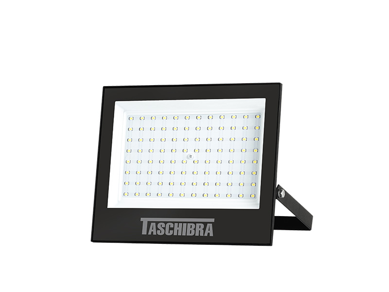Imagem do produto REFLETOR LED 100W 6500K PRETO TASCHIBRA
