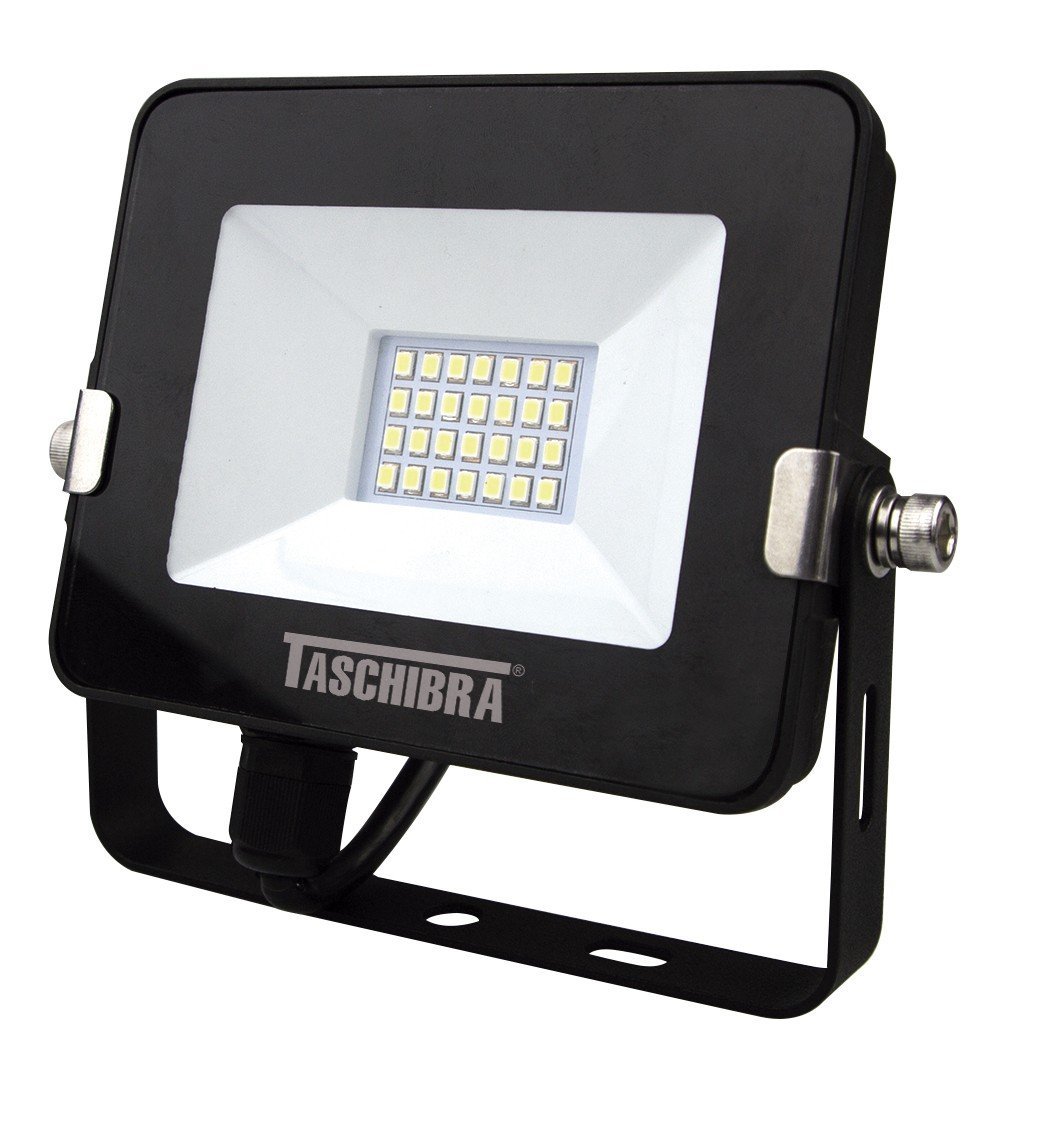 Imagem do produto REFLETOR LED 20W 6500K PRETO TASCHIBRA
