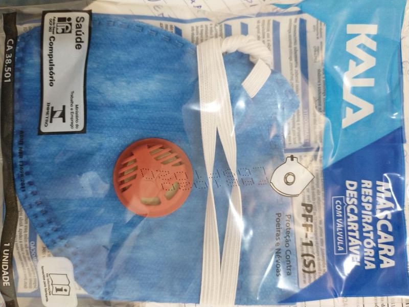 Imagem do produto MASCARA DESCARTAVEL PFF1 S/ VALVULA KALA