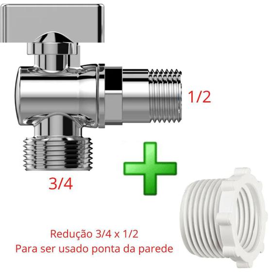 Imagem do produto REGISTRO ESF MAQ.LAVAR 1/2 3/4 THOMPSON