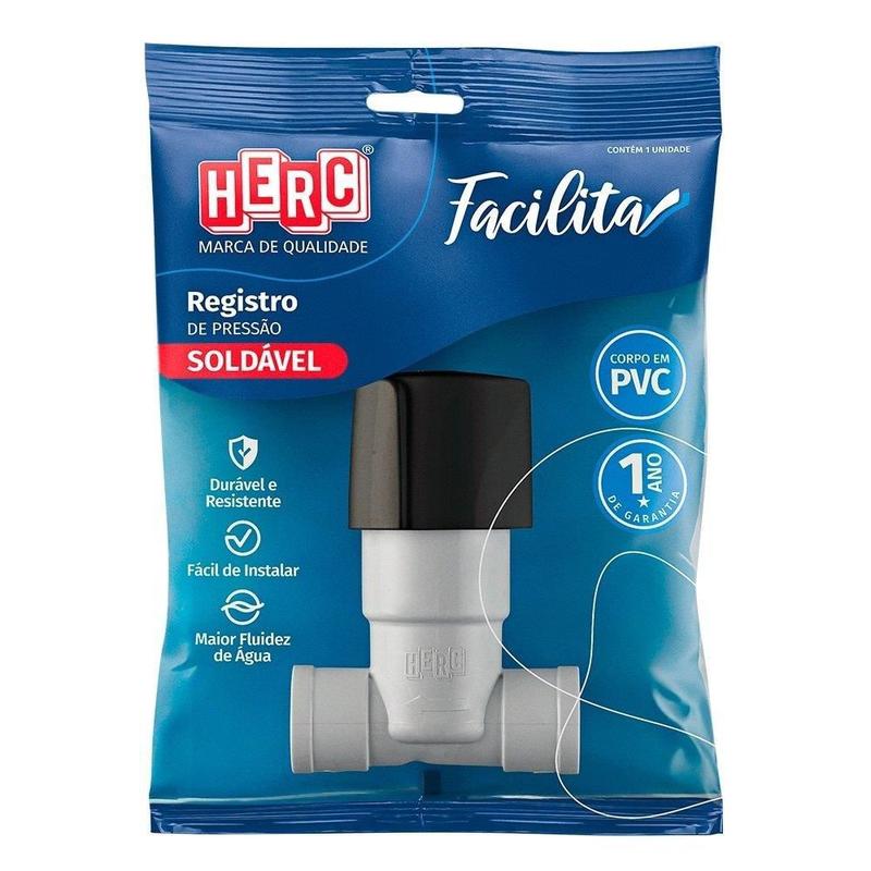 Imagem do produto REGISTRO PRESSAO PVC SOLD 20MM BR HERC