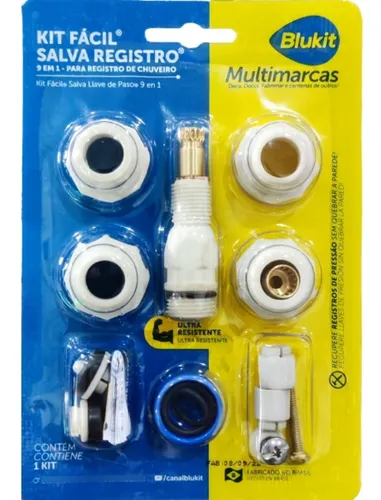 Imagem do produto KIT FACIL P/ REG GAVETA ACAB DOCOL 289202-41 BLUKIT