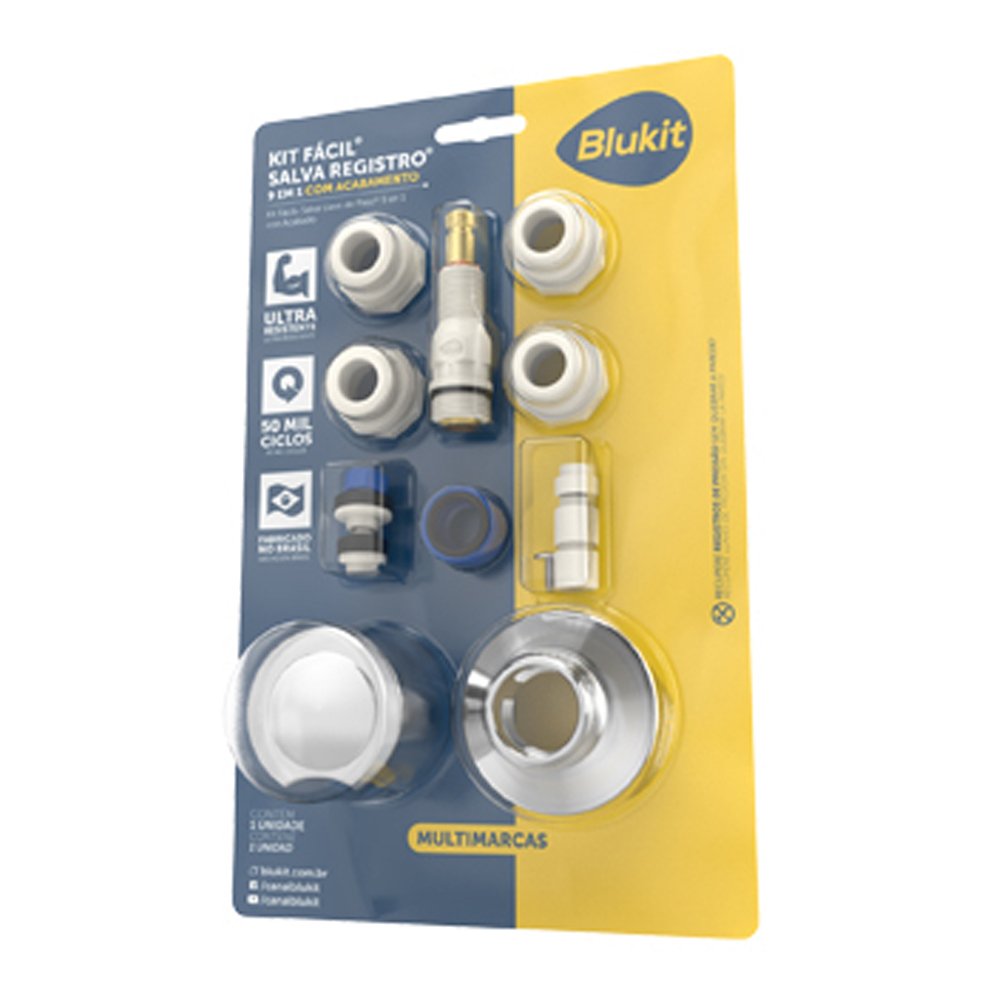 Imagem do produto KIT FACIL P/ REG GAVETA ACAB FABRIMAR 289203-41 BLUKIT
