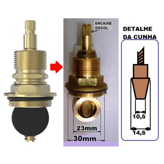 Imagem do produto MVS P/REG GAVETA 3/4 DOCOL 281602-21 BLUKIT