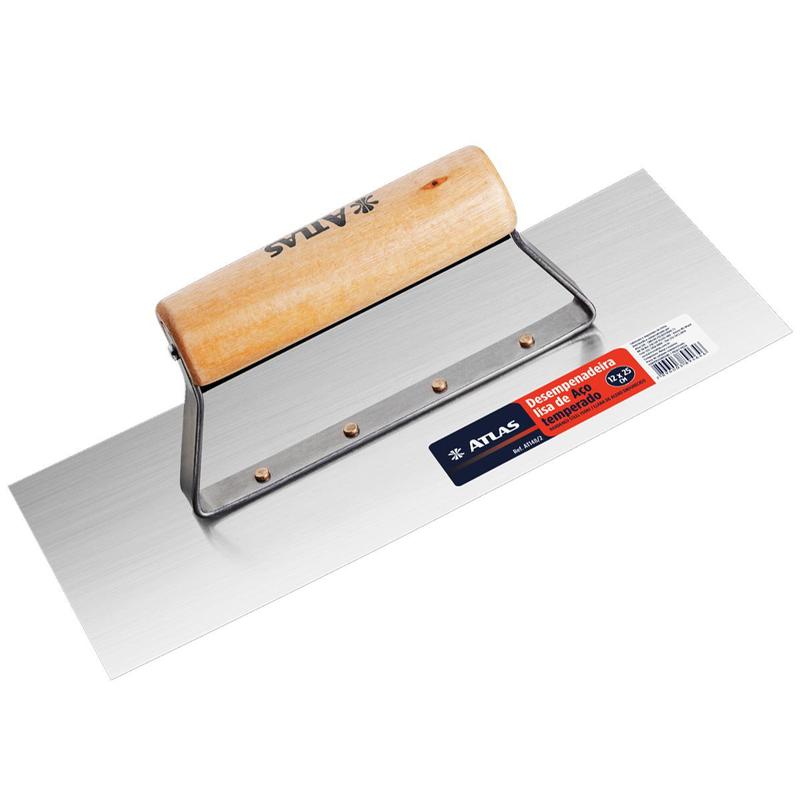 Imagem do produto DESEMPENADEIRA ACO T LISA C ABE 12X25CM AT148/1 ATLAS
