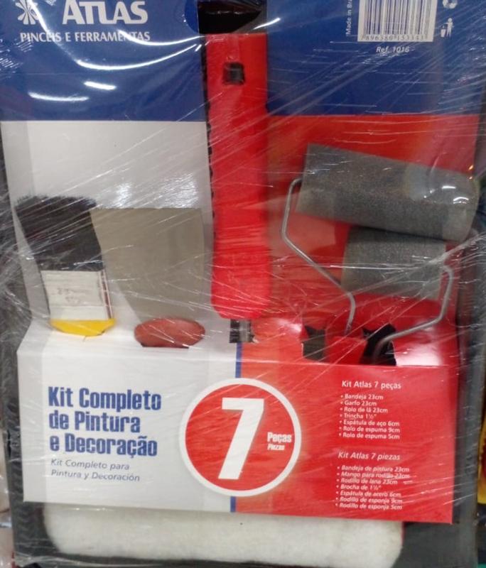 Imagem do produto KIT PINTURA 7 PCS REF 1016 ATLAS