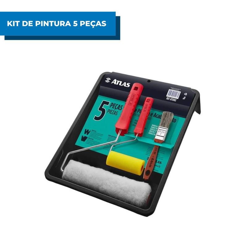 Imagem do produto KIT PINTURA ANTIGOTA 5 PCS ATLAS