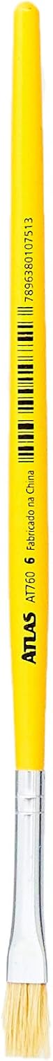 Imagem do produto PINCEL ACHATADO ESCOLAR AT760/6 ATLAS