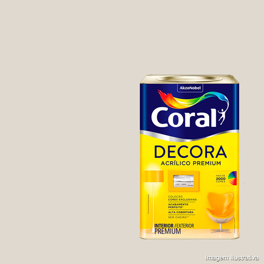 Imagem do produto DECORA 18L BRANCO GELO ACET CORAL