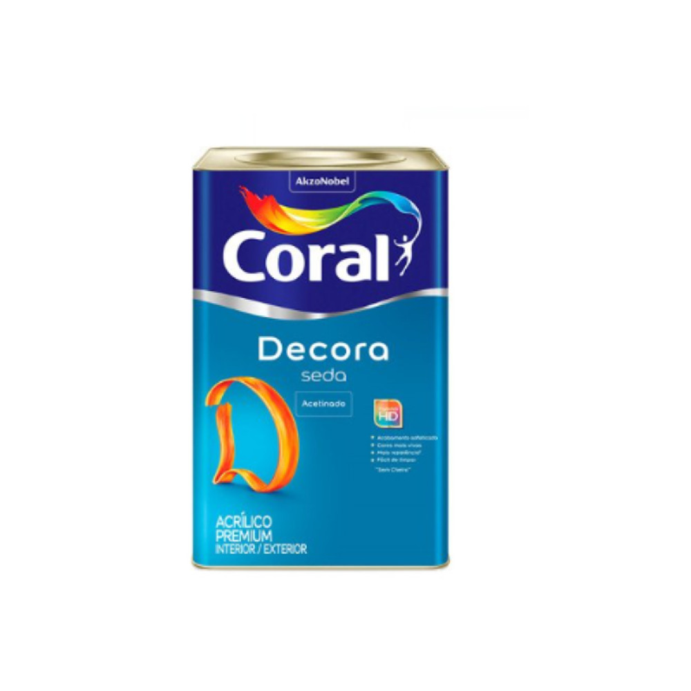 Imagem do produto DECORA SEDA 18L BRANCO NEVE ACETINADO CORAL